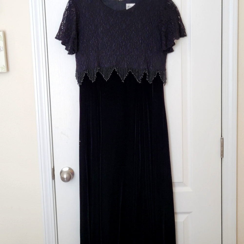 Black Velvet Dress